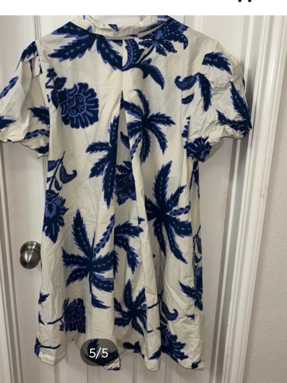 State Women's Blue
Floral Print Short Sleeve
Mini Dress
L (12-14) | Used - Good